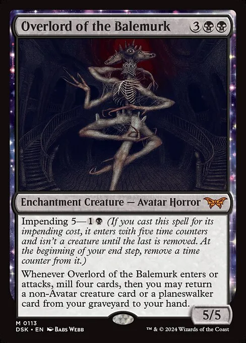 Overlord of the Balemurk · Duskmourn: House of Horror 113/419