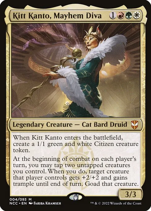 Kitt Kanto, Mayhem Diva · New Capenna Commander 4/447