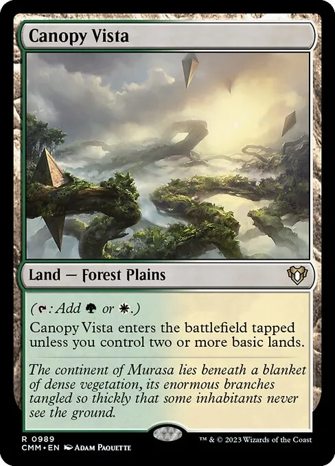 Canopy Vista · Commander Masters 989/1067