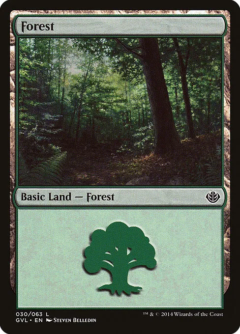 Forest · Duel Decks Anthology: Garruk vs. Liliana 30/63
