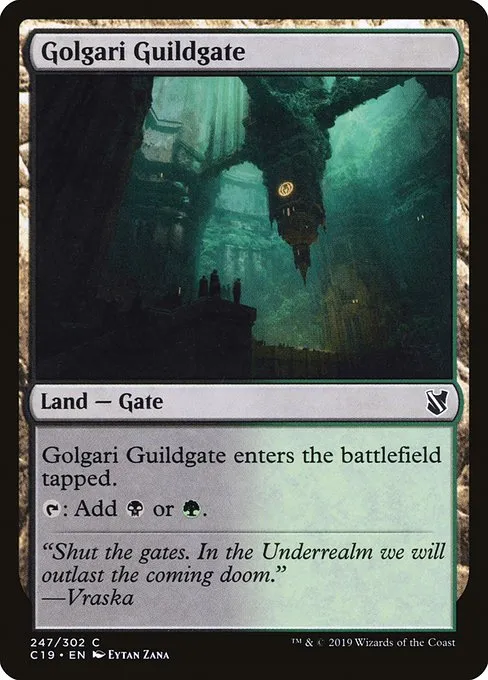 Golgari Guildgate · Commander 2019 247/302