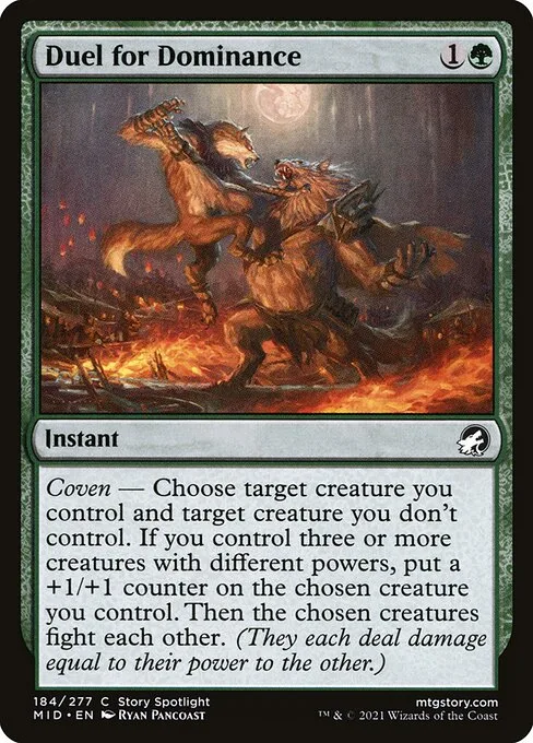 Duel for Dominance · Innistrad: Midnight Hunt 184/399