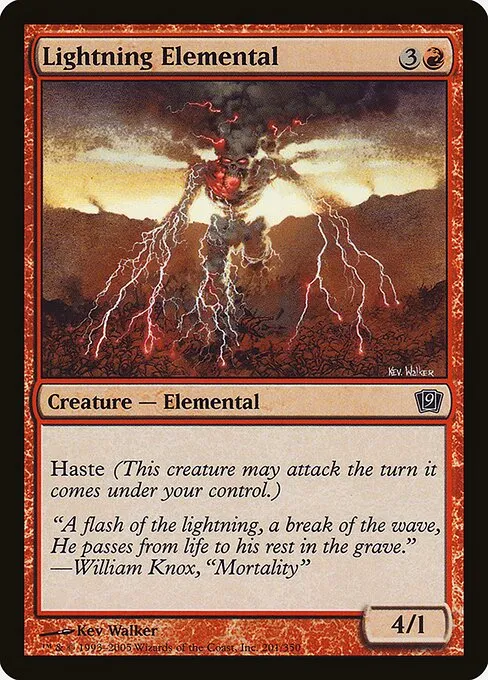 Lightning Elemental · Ninth Edition 201★/710