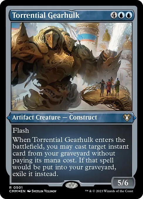 Torrential Gearhulk · Commander Masters 501/1067