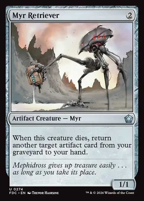 Myr Retriever · Foundations Commander 274/3