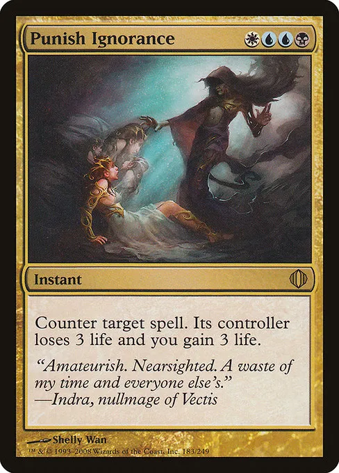 Punish Ignorance · Shards of Alara 183/250