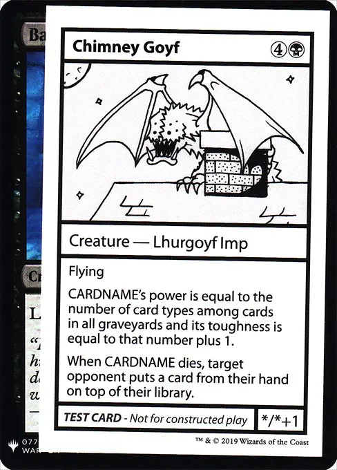 Chimney Goyf · Mystery Booster Playtest Cards 2019 38/121