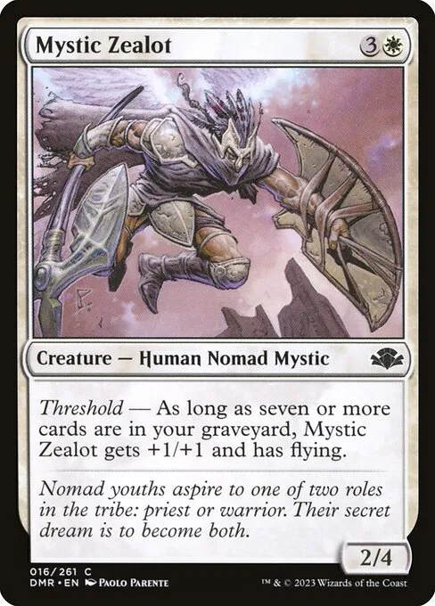 Mystic Zealot · Dominaria Remastered 16/457