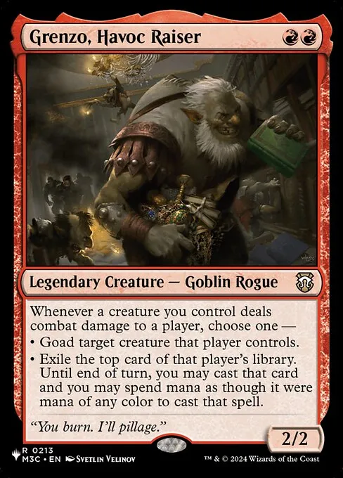 Grenzo, Havoc Raiser · The List M3C-213/5050