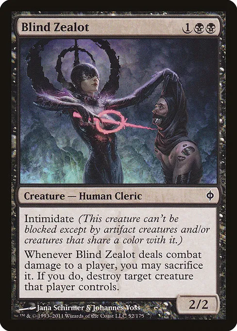 Blind Zealot · New Phyrexia 52/175