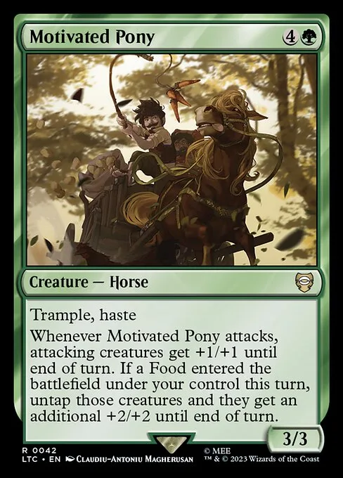 Motivated Pony · Tales of Middle-earth Commander 42/591
