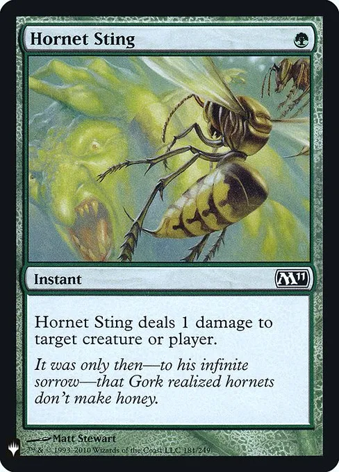Hornet Sting · The List M11-181/5050