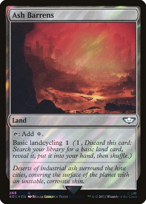 Ash Barrens · Warhammer 40,000 Commander 265★/617