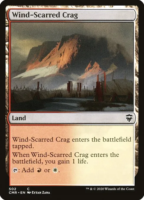 Wind-Scarred Crag · Commander Legends 502/718