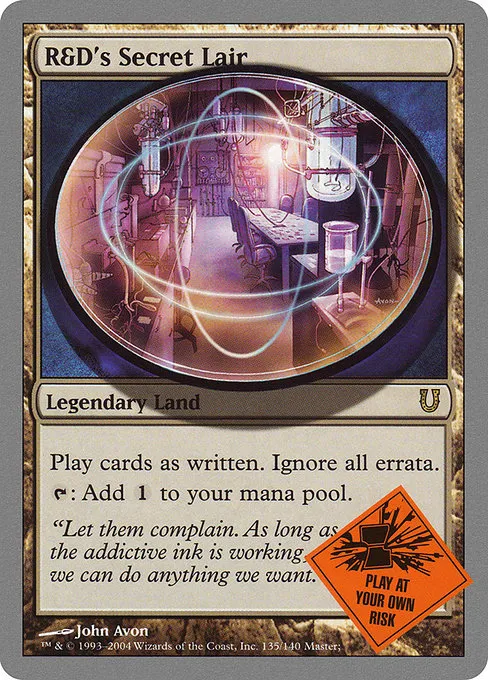 R&D's Secret Lair · Unhinged 135/168