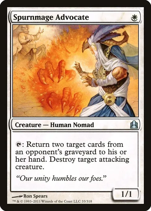 Spurnmage Advocate · Commander 2011 33/318