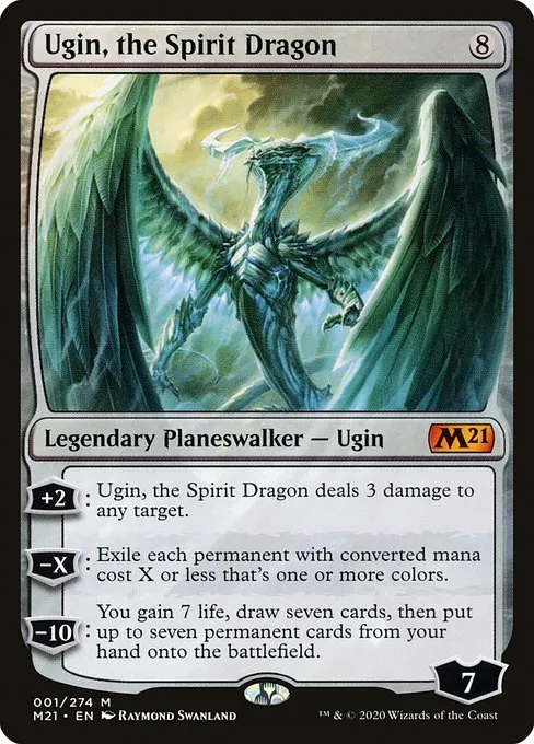 Ugin, the Spirit Dragon · Core Set 2021 1/397