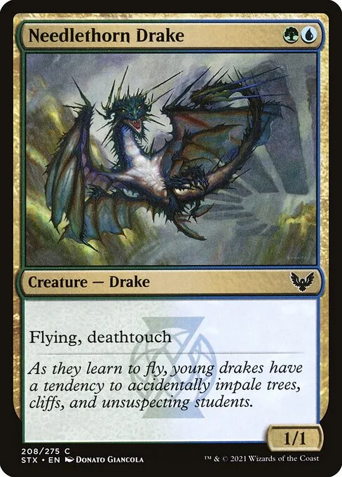 Needlethorn Drake · Strixhaven: School of Mages 208/393
