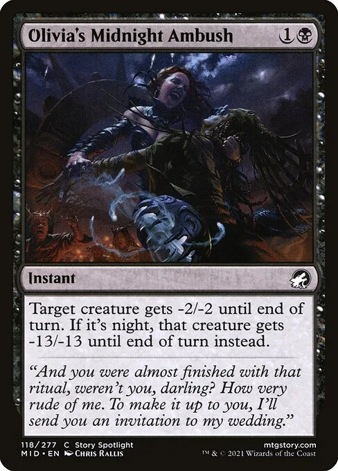 Olivia's Midnight Ambush · Innistrad: Midnight Hunt 118/399