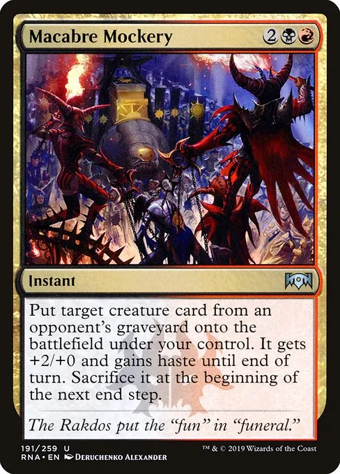 Macabre Mockery · Ravnica Allegiance 191/273