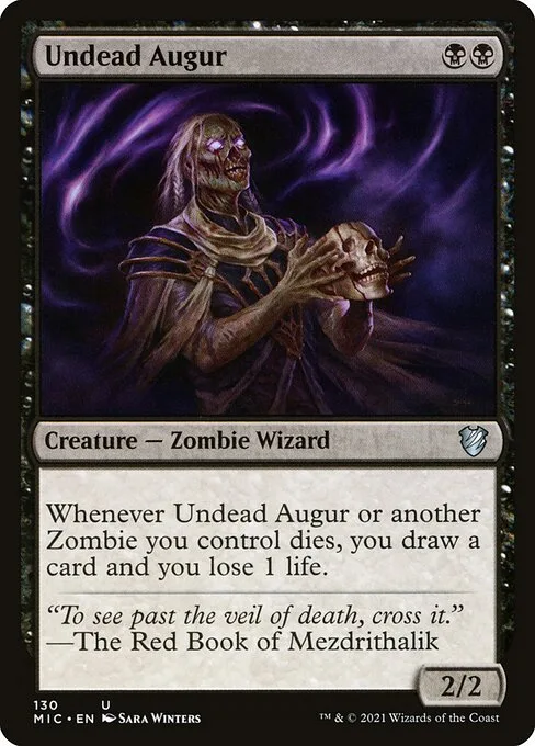 Undead Augur · Midnight Hunt Commander 130/187