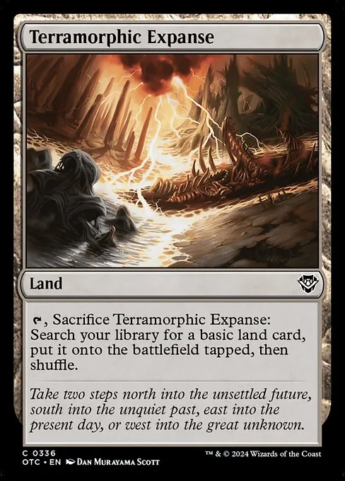 Terramorphic Expanse · Outlaws of Thunder Junction Commander 336/342