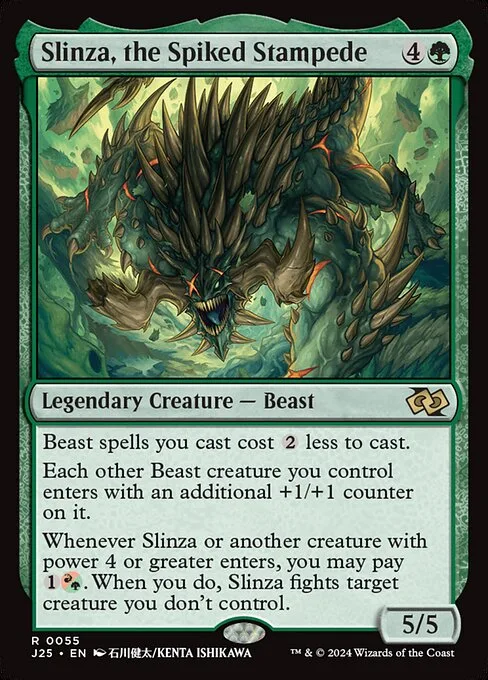 Slinza, the Spiked Stampede · Foundations Jumpstart 55/779