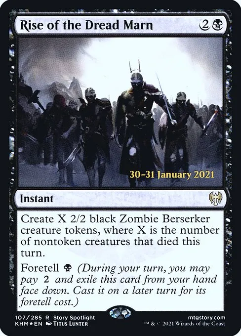 Rise of the Dread Marn · Kaldheim Promos 107s/158