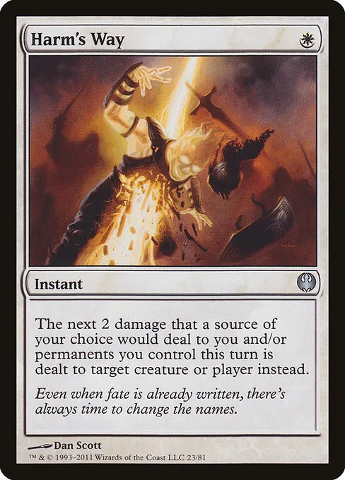 Harm's Way · Duel Decks: Knights vs. Dragons 23/81