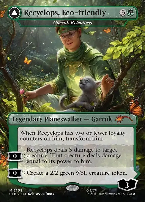 Garruk Relentless // Garruk, the Veil-Cursed · Secret Lair Drop 2169/2547