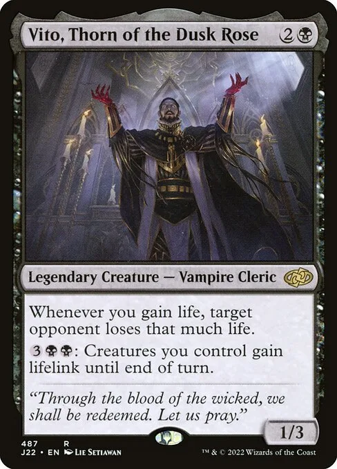 Vito, Thorn of the Dusk Rose · Jumpstart 2022 487/835