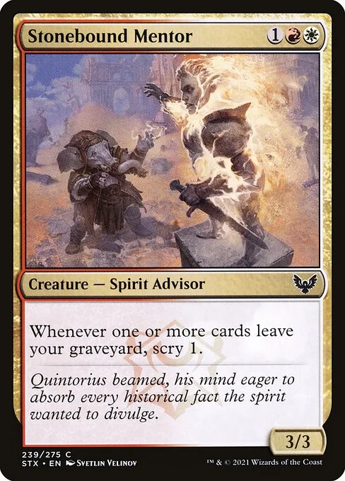 Stonebound Mentor · Strixhaven: School of Mages 239/393