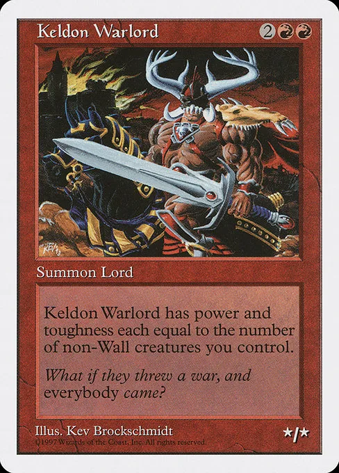 Keldon Warlord · Fifth Edition 247/460