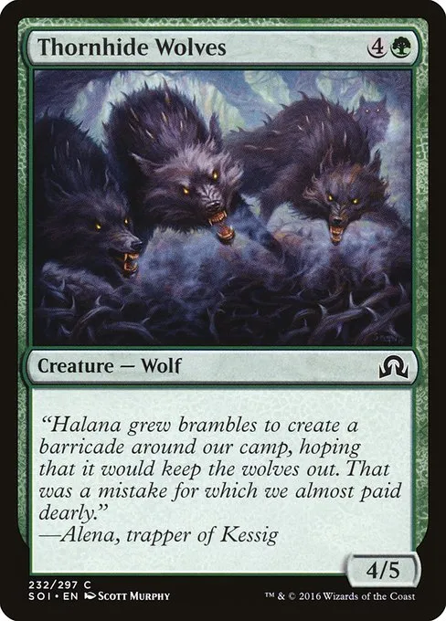 Thornhide Wolves · Shadows over Innistrad 232/302