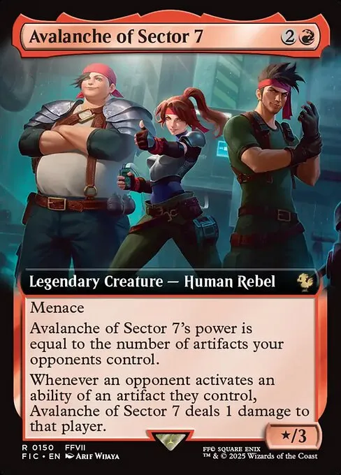 Avalanche of Sector 7 · Final Fantasy Commander 150/486