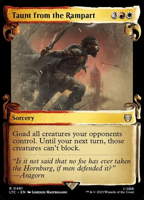 Taunt from the Rampart · Tales of Middle-earth Commander 481/591