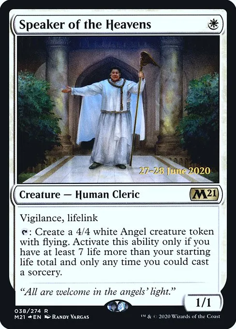 Speaker of the Heavens · Core Set 2021 Promos 38s/137