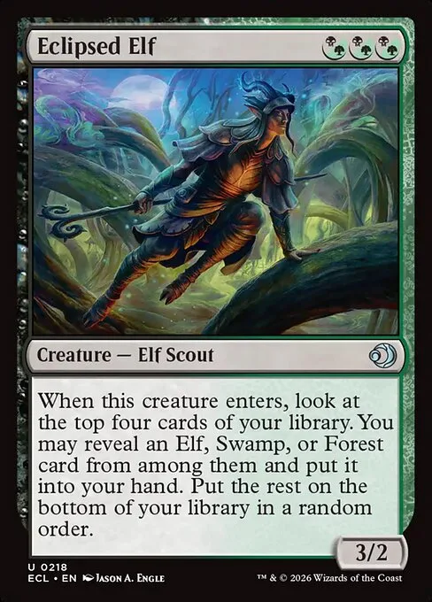 Eclipsed Elf · Lorwyn Eclipsed 218/408