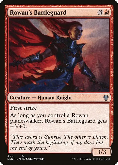 Rowan's Battleguard · Throne of Eldraine 306/398