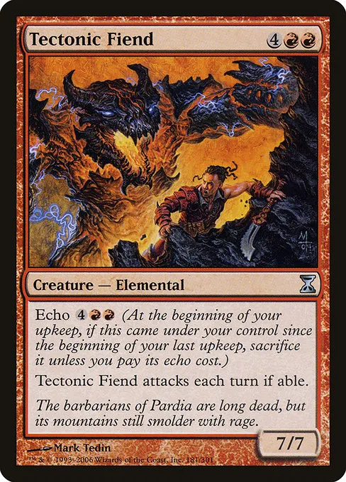 Tectonic Fiend · Time Spiral 181/301