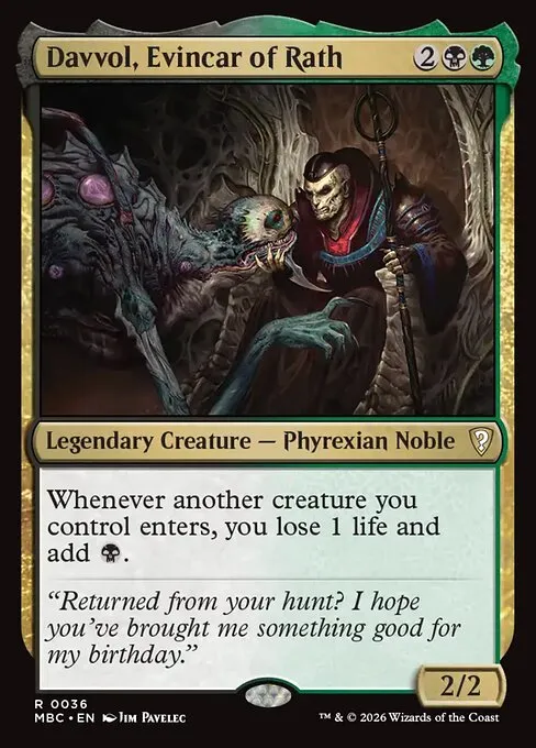 Davvol, Evincar of Rath · Mystery Booster: Commander Edition 36/2