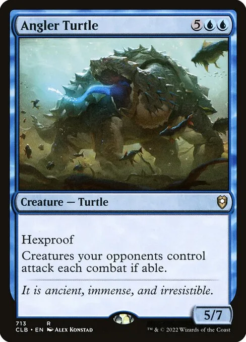 Angler Turtle · Commander Legends: Battle for Baldur's Gate 713/936