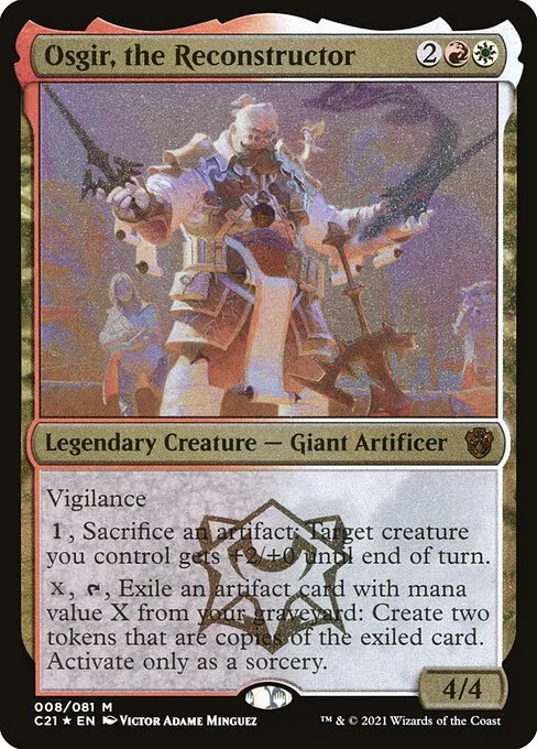 Osgir, the Reconstructor · Commander 2021 Display Commanders 8/5