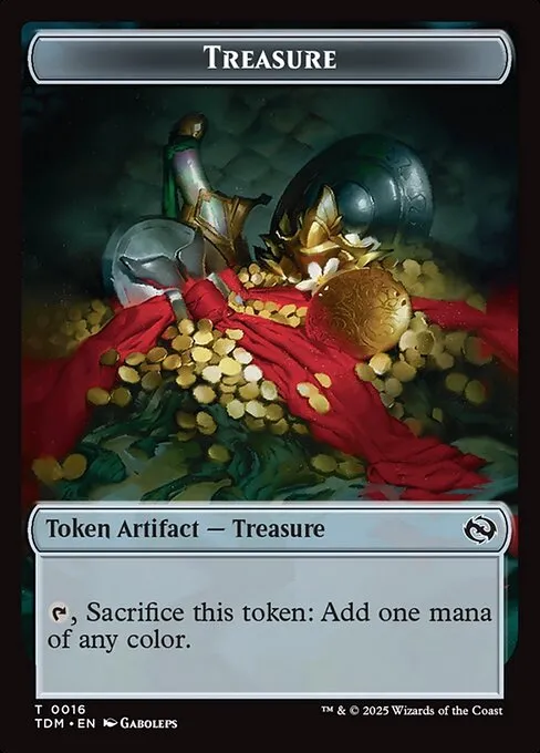 Treasure · Tarkir: Dragonstorm Tokens 16/16