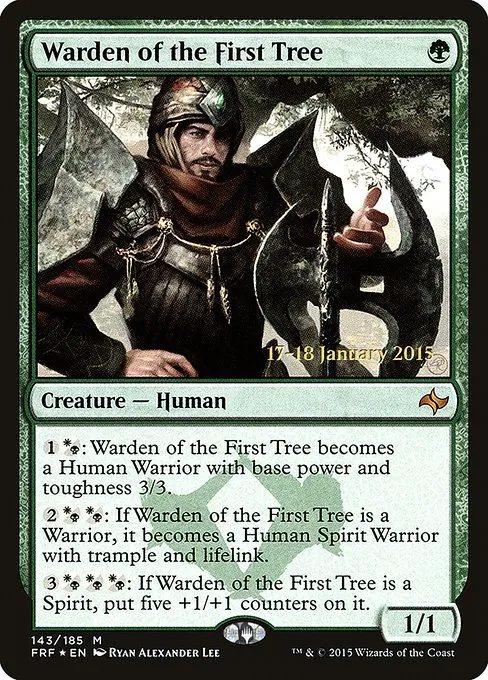 Warden of the First Tree · Fate Reforged Promos 143s/43