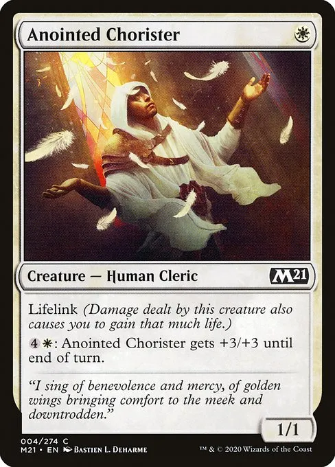 Anointed Chorister · Core Set 2021 4/397