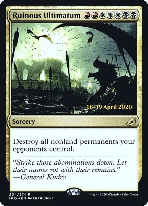 Ruinous Ultimatum · Ikoria: Lair of Behemoths Promos 204s/137