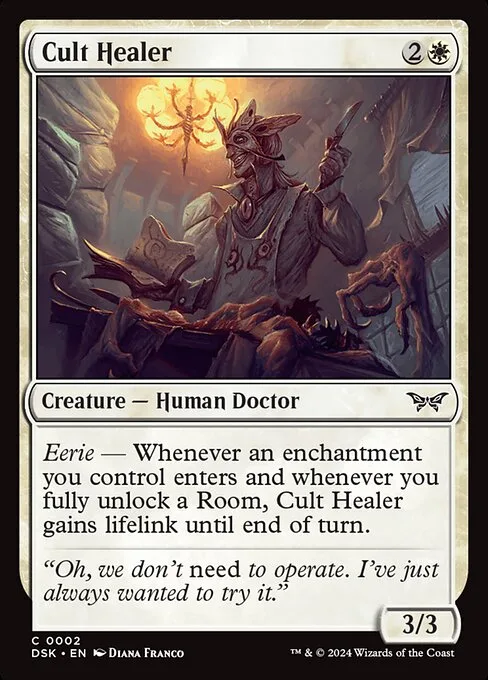 Cult Healer · Duskmourn: House of Horror 2/419