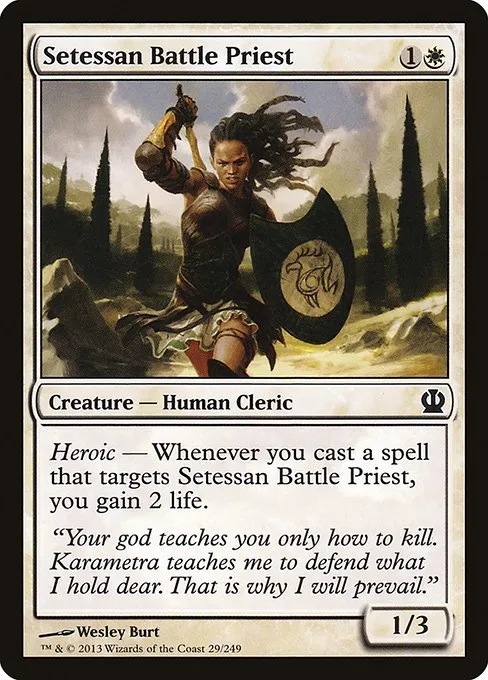 Setessan Battle Priest · Theros 29/249