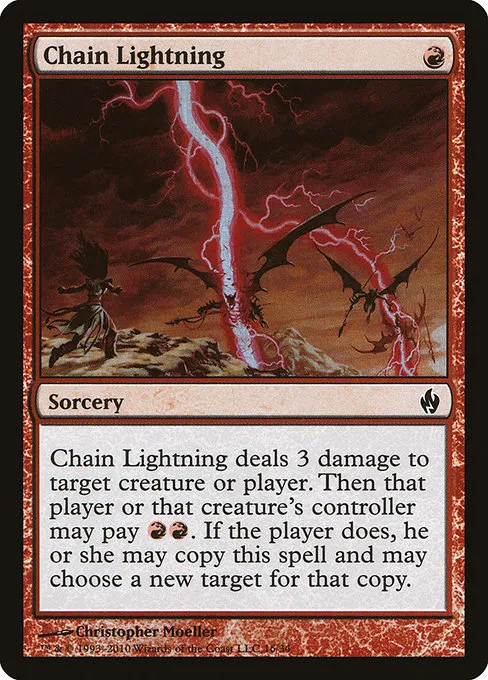 Chain Lightning · Premium Deck Series: Fire and Lightning 16/34